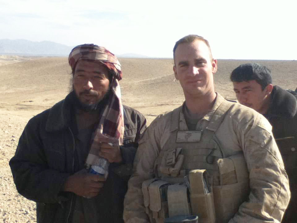 William Mostoller during service in Afghanistan
